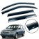 Дефлектори вікон Subaru Forester 2008-2013 з нерж. хром полоскою